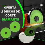 KIT X2 DISCO CORTADOR DE VIDRIO, CERAMICA, PORCELANATO, MARMOL,ETC